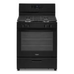 Whirlpool 5.1 Cu. Ft. Freestanding Gas Range Broiler Drawer Black from Kings Outlet