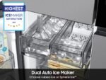 Samsung Bespoke 23 Cu. Ft. 4-Door Flex French Door Counter Depth Refrigerator AI Family from Kings Outlet