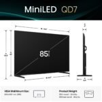 Hisense 85" Class QD7 Series MiniLED QLED 4K UHD HDR Smart Fire TV 2025 from Kings Outlet