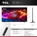 TCL 98" Class QM7K Series 4K UHD HDR QD Mini LED Smart TV Google from Kings Outlet