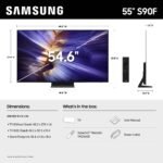 Samsung 55" Class S90F Series OLED 4K UHD SamsungVision AI Smart Tizen TV 2025 from Kings Outlet
