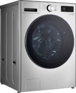 LG 5.0 Cu. Ft. High-Efficiency Stackable Smart Front Load Washer Steam TurboWash 360 Graphite from Kings Outlet