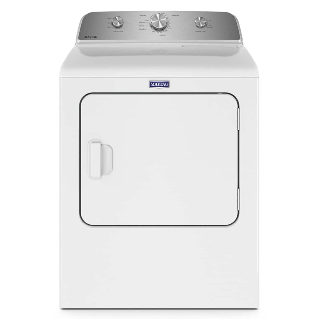 Maytag 7.0 Cu. Ft. Gas Dryer Wrinkle Prevent White from Kings Outlet