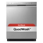LG 24" Front Control Built-In Stainless Steel Tub Dishwasher 3rd Rack Quadwash 48dba Stainless from Kings Outlet