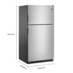 Maytag 20.5 Cu. Ft. Top-Freezer Refrigerator Fingerprint Resistant Stainless Steel from Kings Outlet