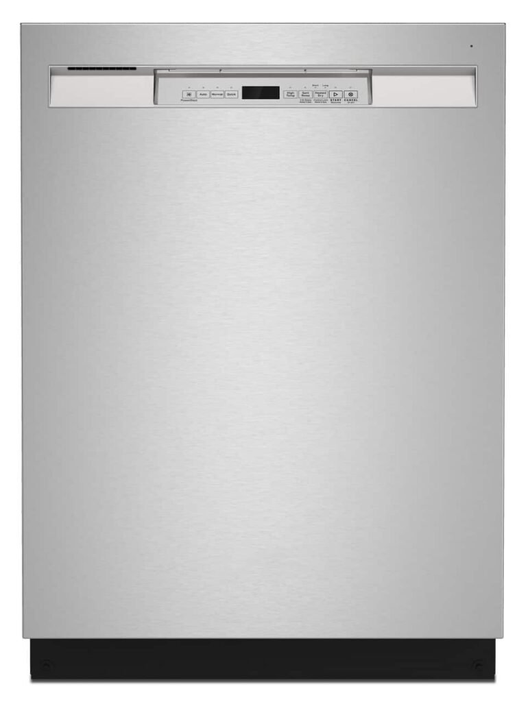 Maytag 24" Front Control Built-In Stainless Steel Tub Dishwasher Dual Power Filtration PowerBlast Cycle from Kings Outlet