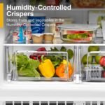 Whirlpool 20.5 Cu. Ft. Top-Freezer Refrigerator Frameless Glass Shelves White from Kings Outlet