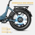 Heybike Ranger S 1000W Foldable Step-Thru Fat-Tire Ebike 55mi Max Range 28mph Max Speed from Kings Outlet