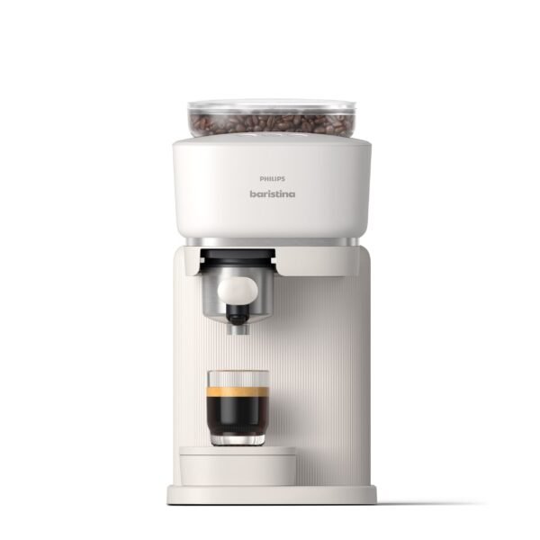 Philips Baristina Automatic Espresso Machine Milky White from Kings Outlet