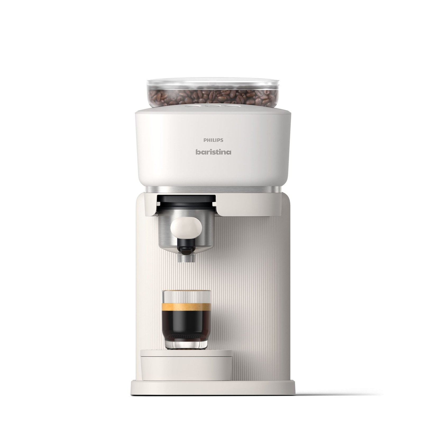 Philips Baristina Automatic Espresso Machine Milky White from Kings Outlet