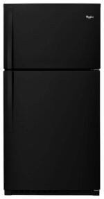 Whirlpool 21.3 Cu. Ft. Top-Freezer Refrigerator Black from Kings Outlet