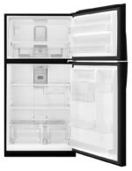 Whirlpool 21.3 Cu. Ft. Top-Freezer Refrigerator Black from Kings Outlet