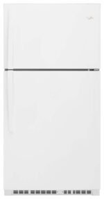 Whirlpool 21.3 Cu. Ft. Top-Freezer Refrigerator White from Kings Outlet