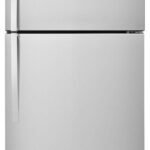 Whirlpool 21.3 Cu. Ft. Top-Freezer Refrigerator Monochromatic Stainless Steel from Kings Outlet