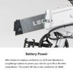 Lectric eBikes XP Lite2 Foldable eBike 45 miles Max Operating Range 20 mph Max from Kings Outlet