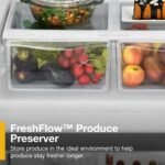 Whirlpool 22 Cu. Ft. Bottom-Freezer Refrigerator SpillGuard Glass Shelves Stainless Steel from Kings Outlet