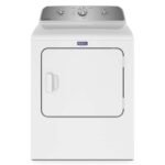 Maytag 7.0 Cu. Ft. Electric Dryer Wrinkle Prevent White from Kings Outlet