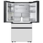 Samsung Bespoke 29 cu. ft. 4-Door French Door Refrigerator AI Family Hub+ White Glass from Kings Outlet