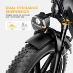 Heybike Ranger S 1000W Foldable Step-Thru Fat-Tire Ebike 55mi Max Range 28mph Max Speed from Kings Outlet