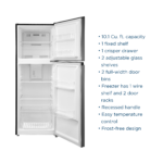 Insignia 10.1 Cu. Ft. Top-Freezer Refrigerator Reversible Door ENERGY STAR Certification Stainless Steel Look from Kings Outlet