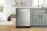 Whirlpool 24" Top Control Built-In Stainless Steel Tub Dishwasher Large Capacity Tall Top Rack from Kings Outlet