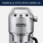 De Longhi EC885M Dedica Arte Pump Espresso Machine Stainless Steel from Kings Outlet