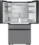 Samsung Bespoke 29 cu. ft. 4-Door French Door Refrigerator AI Family Hub+ Charcoal Glass from Kings Outlet