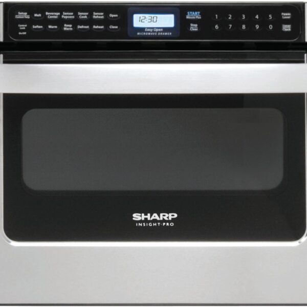 Sharp 1.2 cu ft 950W Drawer Microwave Sensor Cooking Stainless Steel from Kings Outlet