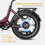 Heybike Ranger S 1000W Foldable Step-Thru Fat-Tire Ebike 55mi Max Range 28mph Max Speed from Kings Outlet