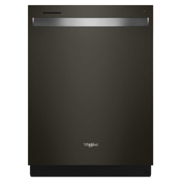 Whirlpool 24" Stainless Steel Dishwasher AI Intelligent Wash 47 dBA . Print Resistant Black from Kings Outlet