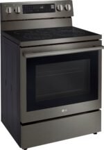 LG 6.3 Cu. Ft. Freestanding Electric True Convection Smart Range Air Fry Premium Handle from Kings Outlet
