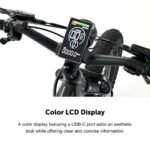 Lectric eBikes XPeak2 High-Step Long-Range eBike Max 80mi/28mph + Rear Rack/Fenders/Elite Headlight/Suspension Seat Post from Kings Outlet