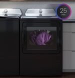 GE Profile 7.4 Cu. Ft. Smart Gas Dryer Sanitize Cycle Sensor Dry Diamond Gray from Kings Outlet