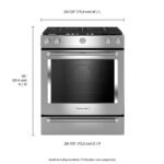 KitchenAid 5.8 Cu. Ft. Self-Cleaning Slide-In Gas Convection Range Stainless Steel from Kings Outlet