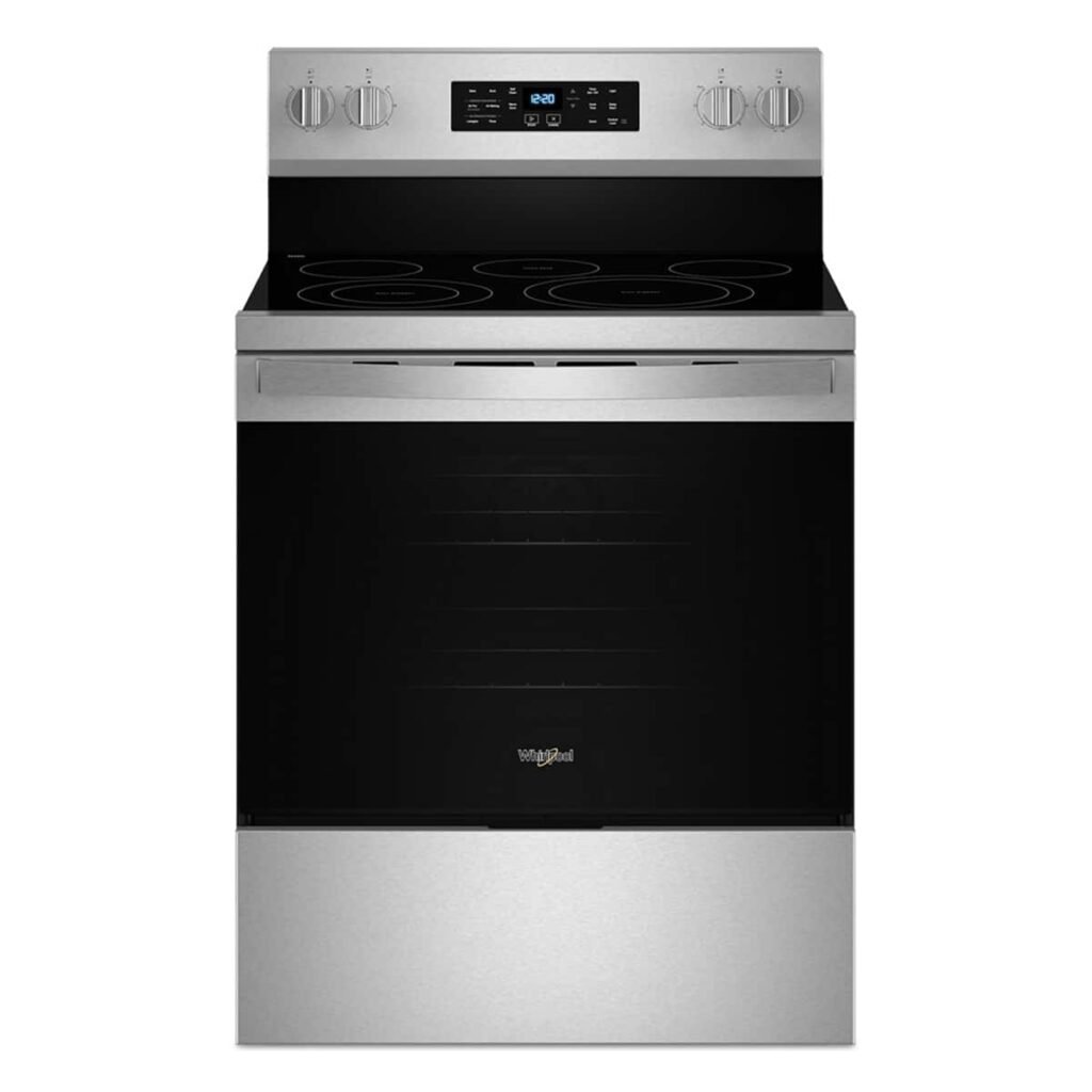 Whirlpool 5.3 Cu. Ft. Freestanding Electric Range Air Cooking Technology No Preheat Air Fry from Kings Outlet