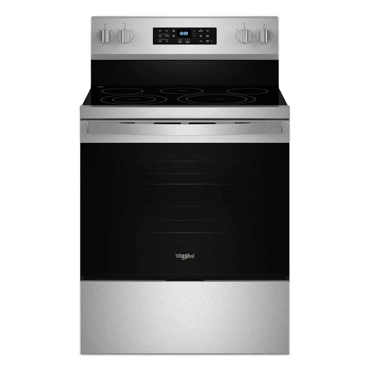 Kings Outlet Whirlpool 5.3 Cu. Ft. Freestanding Electric Range Air Cooking Technology No Preheat Air Fry Whirlpool 5.3 Cu. Ft. Freestanding Electric Range Air Cooking Technology No Preheat Air Fry from Kings Outlet