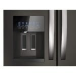 Whirlpool 24.5 Cu. Ft. French Door Refrigerator Two-Tier Freezer Storage Black Stainless Steel from Kings Outlet