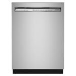KitchenAid 24" Front Control Built-In Dishwasher Stainless Steel Tub ProWash Cycle 3rd Rack 39 from Kings Outlet