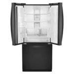 Whirlpool 20 Cu. Ft. Wide French Door Refrigerator Black Stainless Steel from Kings Outlet