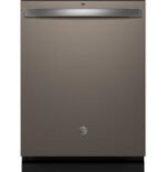 GE 24" Top Control Built-In Stainless Steel Tub Dishwasher 3rd Rack Sanitize Cycle 47 from Kings Outlet