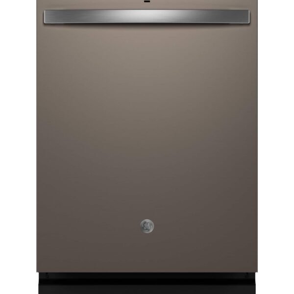 GE 24" Top Control Built-In Stainless Steel Tub Dishwasher 3rd Rack Sanitize Cycle 47 from Kings Outlet