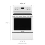 KitchenAid 6.4 Cu. Ft. Self-Cleaning Freestanding Electric Convection Range White from Kings Outlet