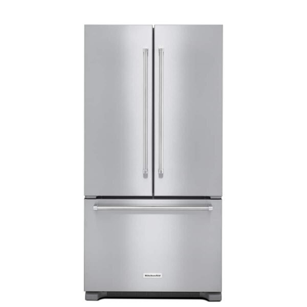 KitchenAid 22 cu. ft. 36-Inch Width Counter Depth French Door Refrigerator Interior Dispense Stainless from Kings Outlet