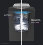 GE Profile 4.9 Cu. Ft. High Efficiency Smart Top Load Washer Smarter Wash Technology from Kings Outlet
