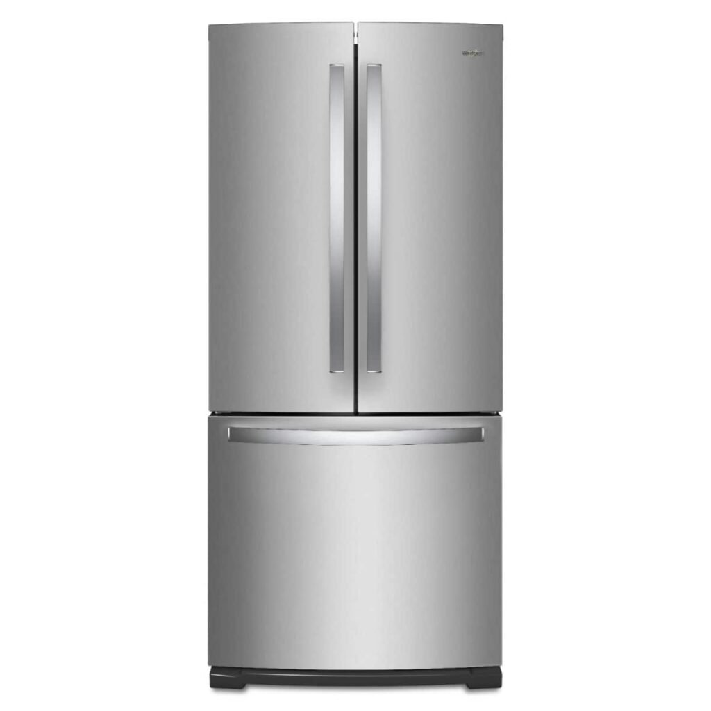 Whirlpool 20 Cu. Ft. Wide French Door Refrigerator Stainless Steel from Kings Outlet