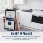 Maytag 7.4 Cu. Ft. Smart Gas Dryer Steam Extra Power Button White from Kings Outlet