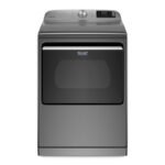 Maytag 7.4 Cu. Ft. Smart Electric Dryer Steam Extra Power Button Metallic Slate from Kings Outlet