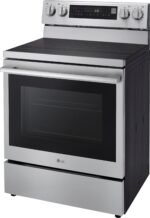 LG 6.3 Cu. Ft. Freestanding Electric True Convection Smart Range Air Fry InstaView Stainless from Kings Outlet