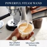 De Longhi EC885M Dedica Arte Pump Espresso Machine Stainless Steel from Kings Outlet