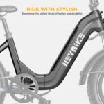 Heybike Ranger S 1000W Foldable Step-Thru Fat-Tire Ebike 55mi Max Range 28mph Max Speed from Kings Outlet